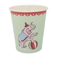 Terrific Little Circus Paper Cups 12 pack